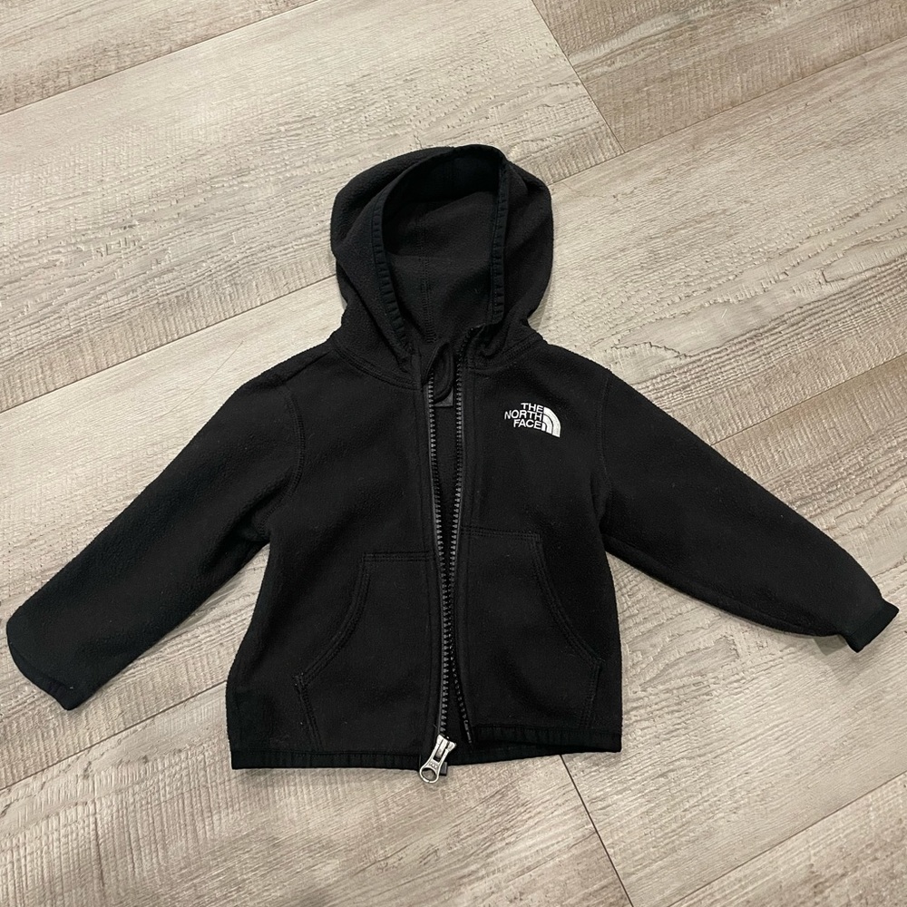 Black Fleece North Face Jacket Size 3-6mo